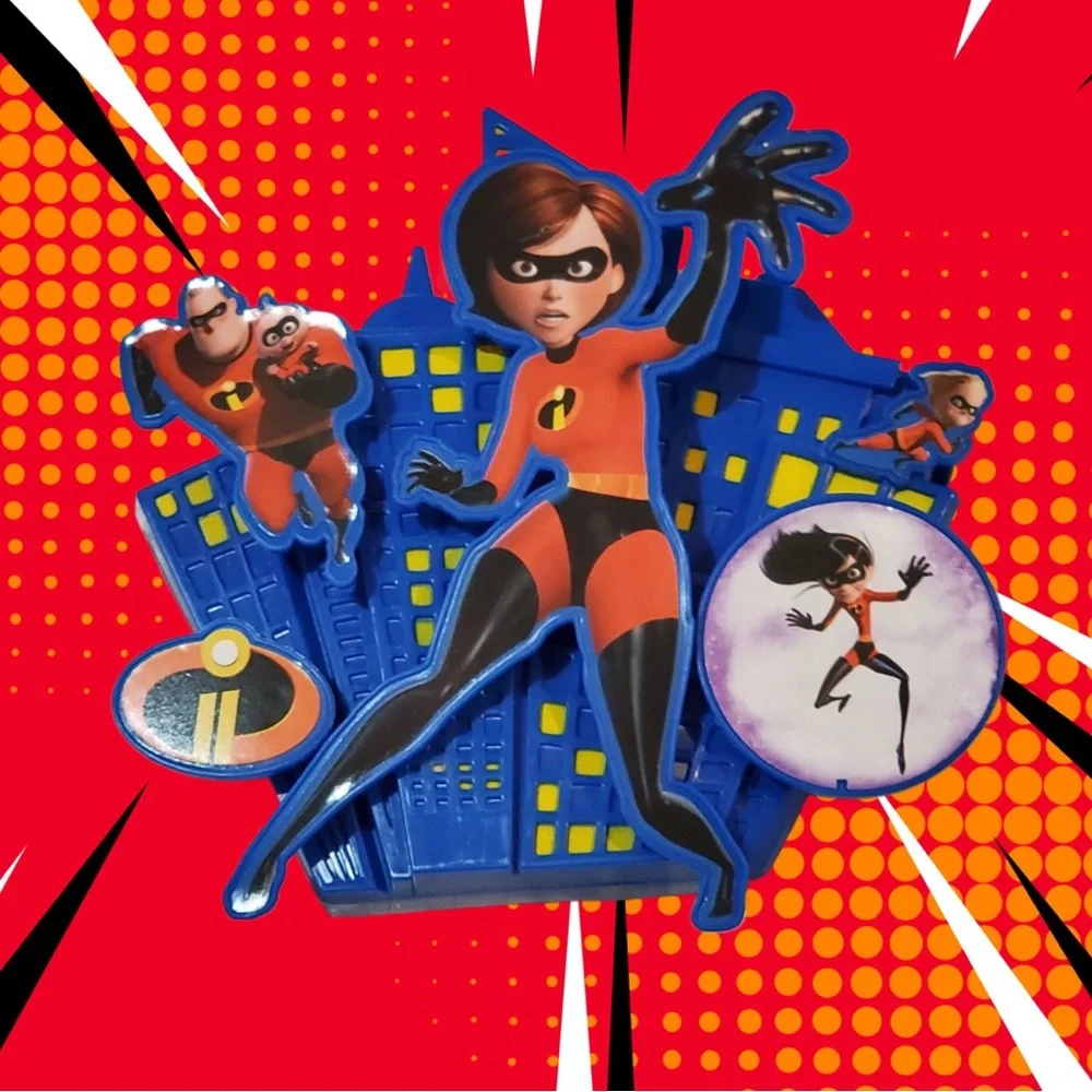 The Incredibles 2 Cake Topper 6 Inch.